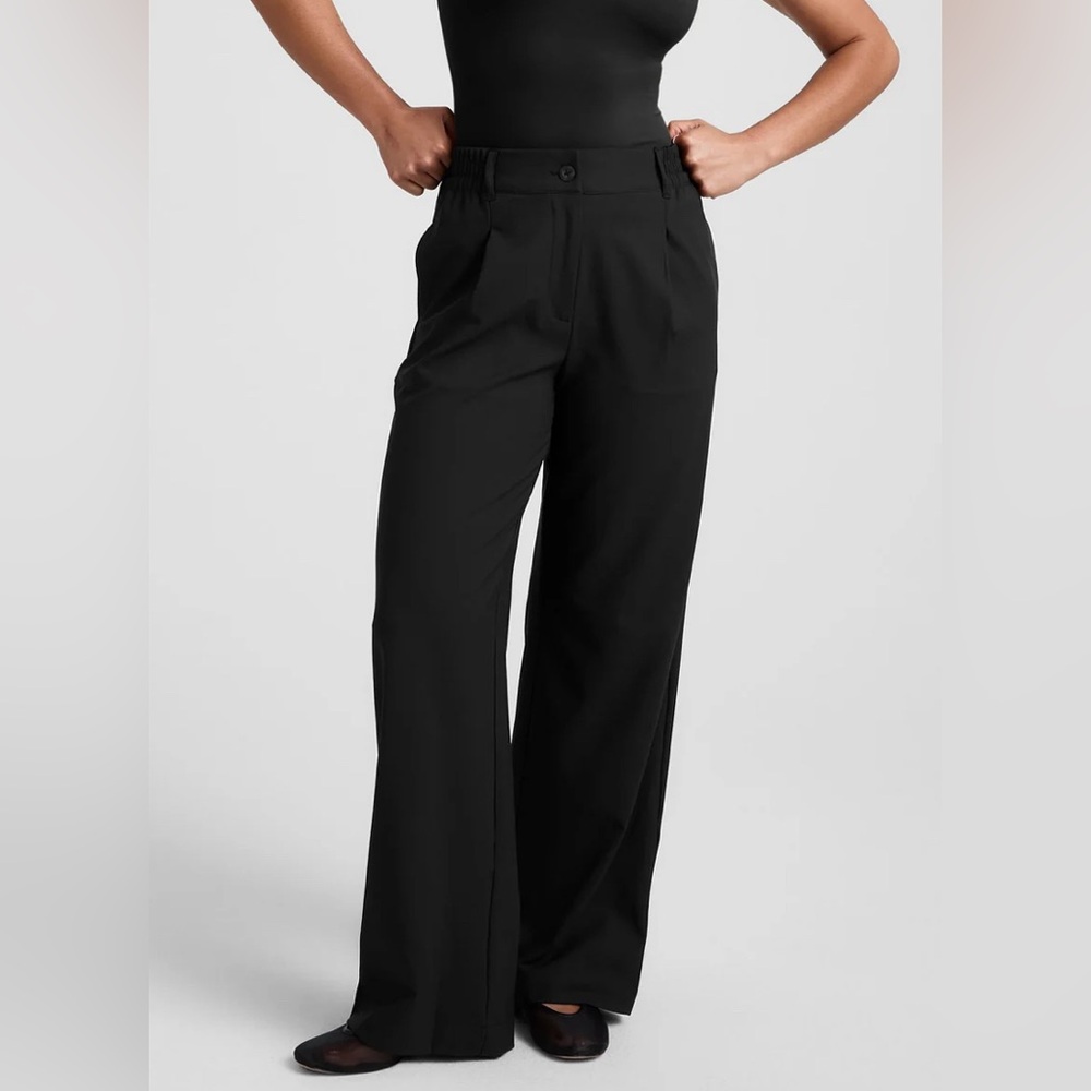 Beyond Yoga Black Wide Leg Pants